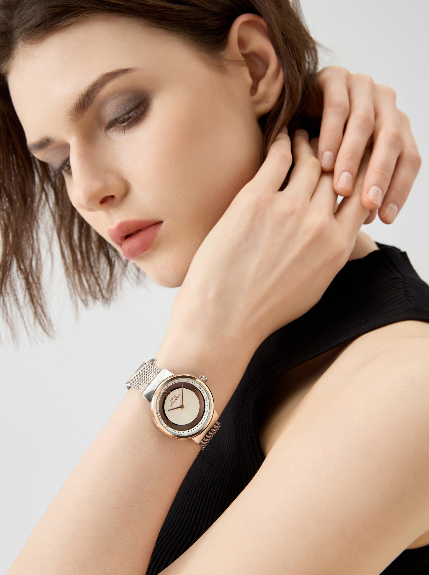 Nora, Transparent, Stainless Steel