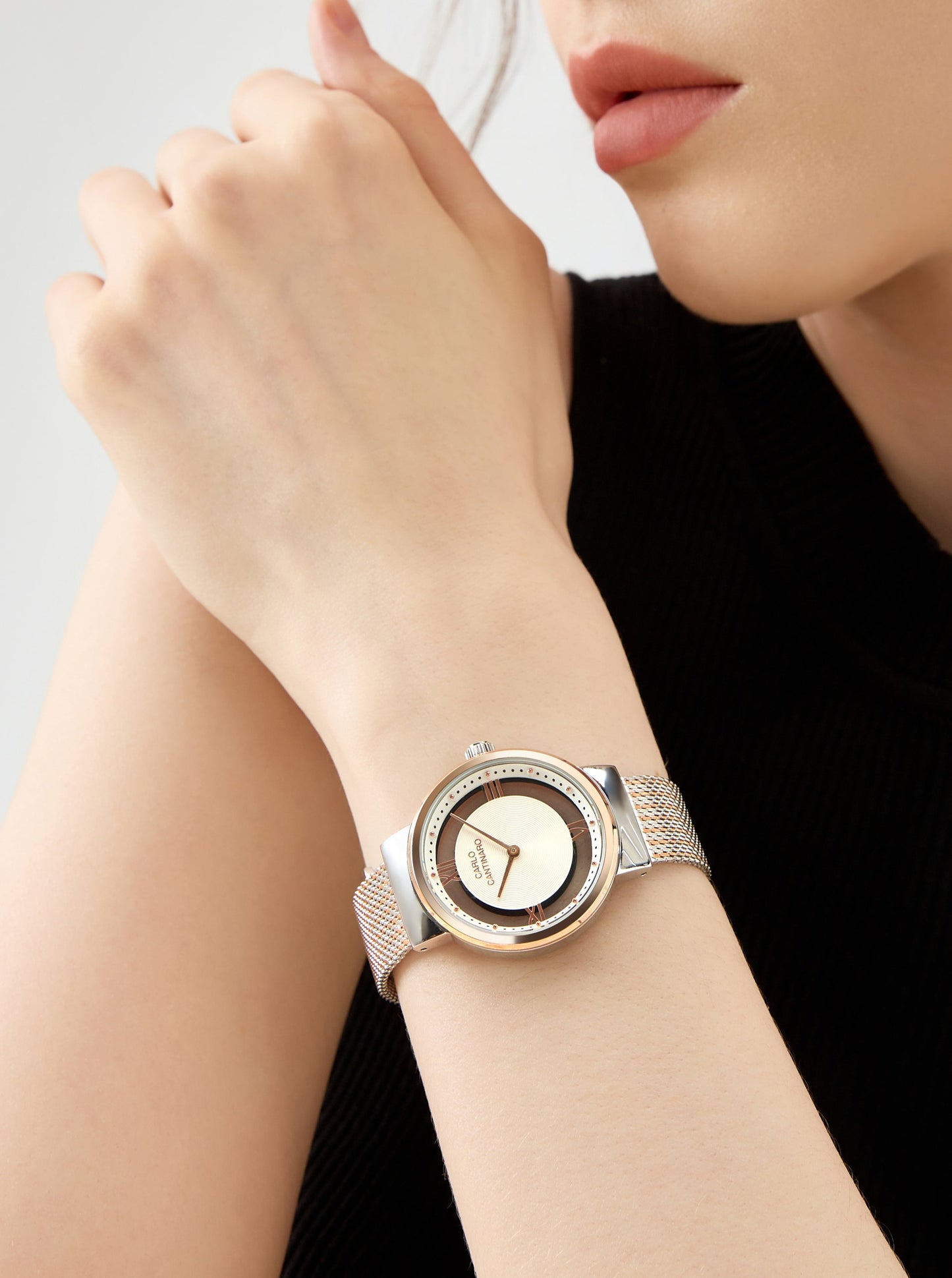 Nora, Transparent, Stainless Steel