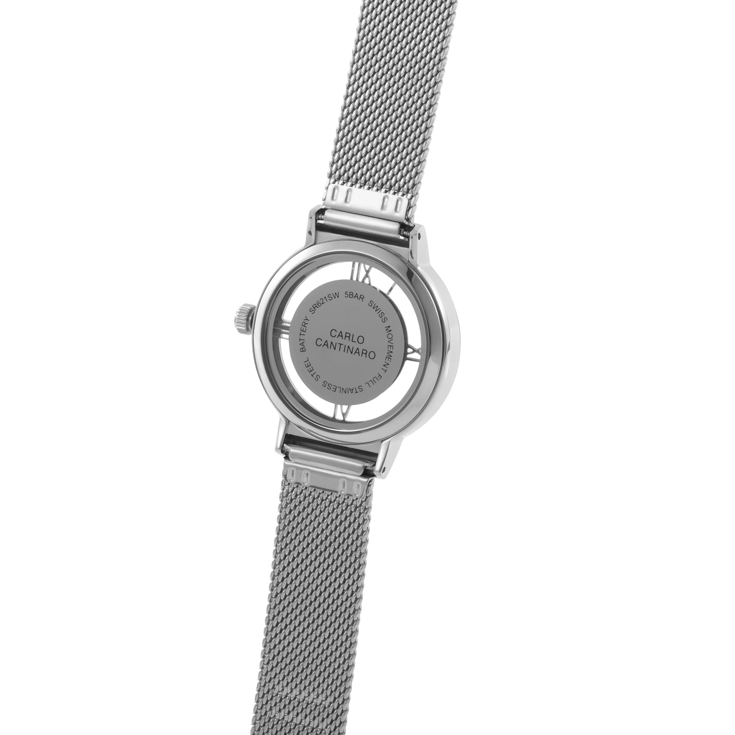 Nora, Transparent, Stainless Steel