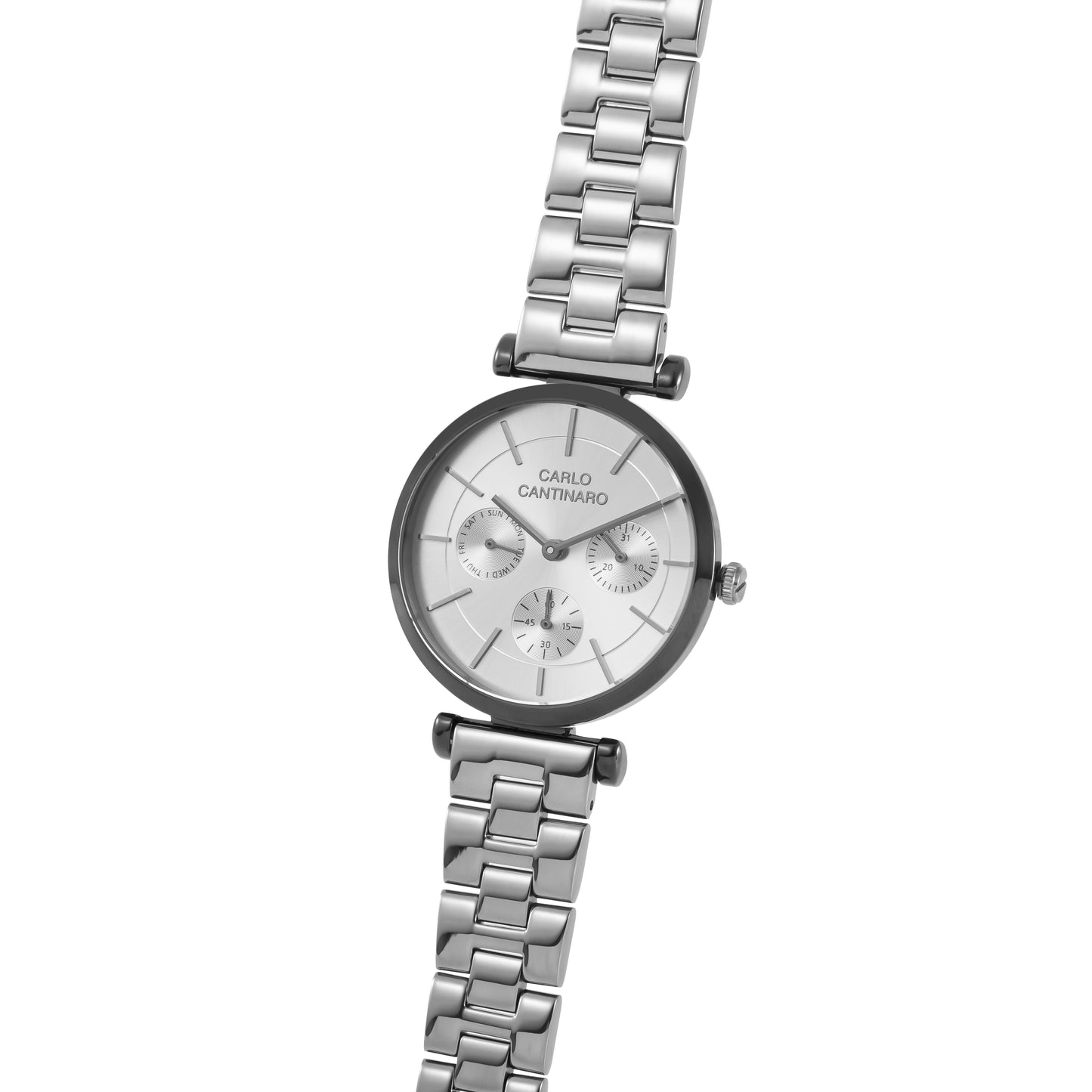 Matilda,Three Subdials, Stainless Steel