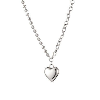 Anny, Silver Heart Necklace