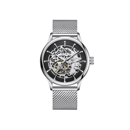 Patrick, Openwork Dial, Mechanical, Stainless Steel