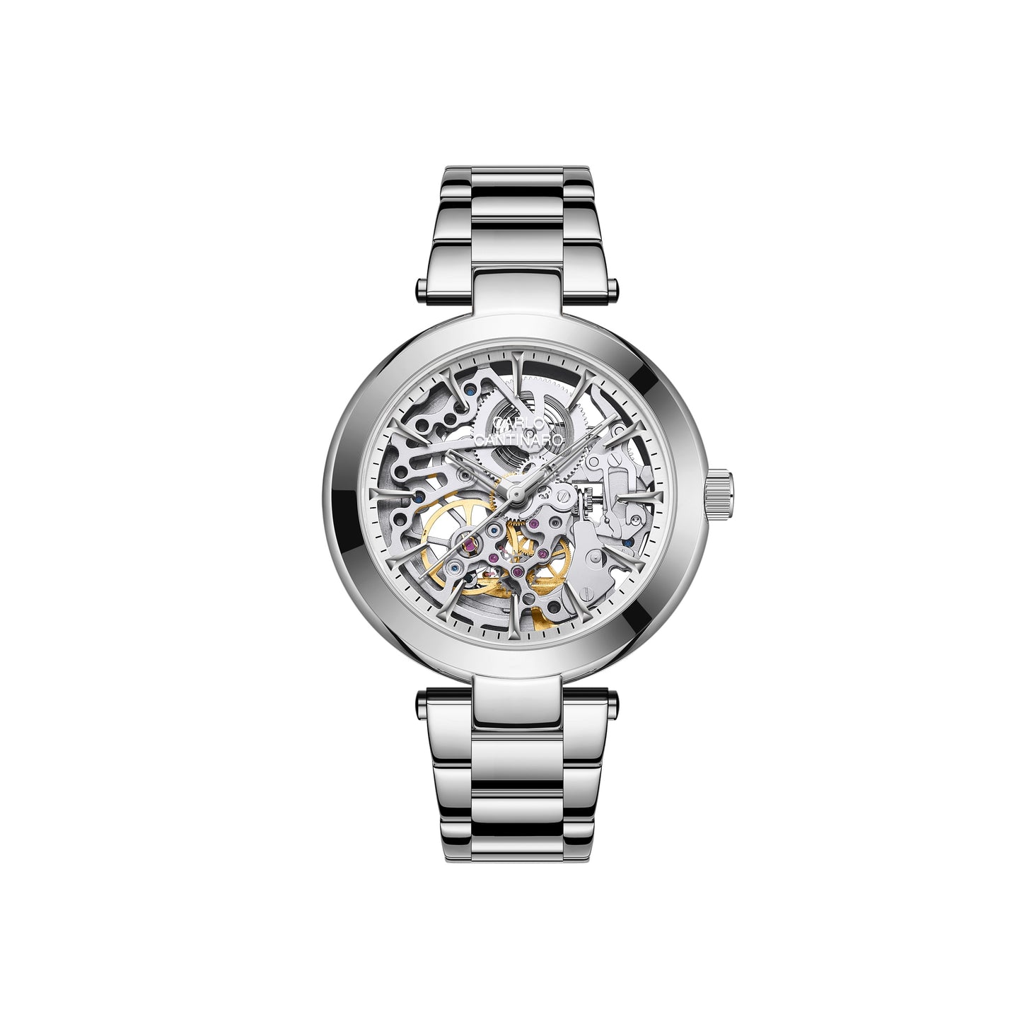 Luisa(Silver), Mechanical, Stainless Steel