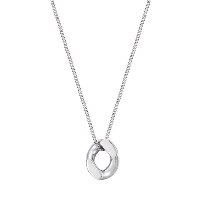 Lora, Silver, Pendant Necklace