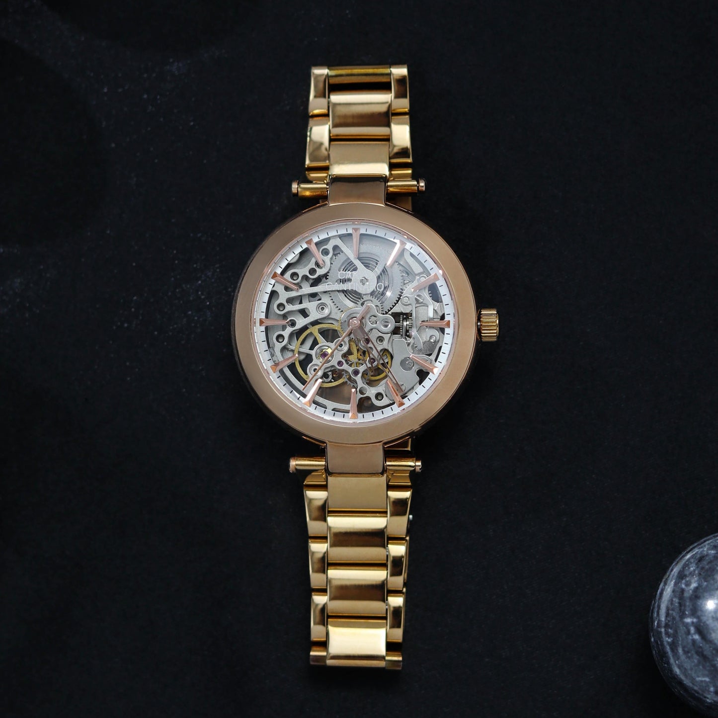 Luisa(Rose Gold), Mechanical, Stainless Steel