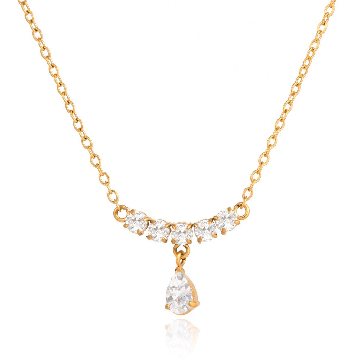 Teardrop Pendant Necklace