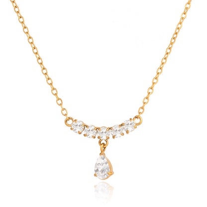 Teardrop Pendant Necklace