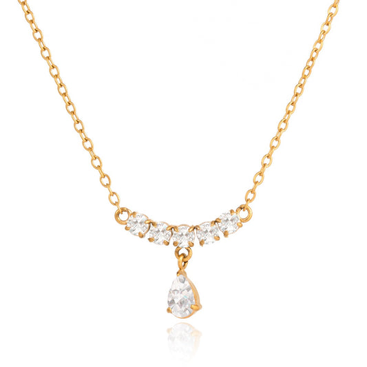 Teardrop Pendant Necklace
